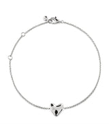 Harrods Monica Vinader Sterling Silver Heart Chain Bracelet- Buy online at McGrocer