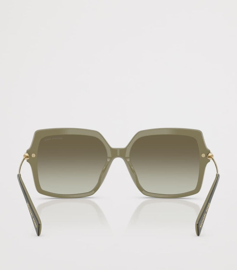 Michael Kors Quogue square acetate sunglasses, imported from the UK