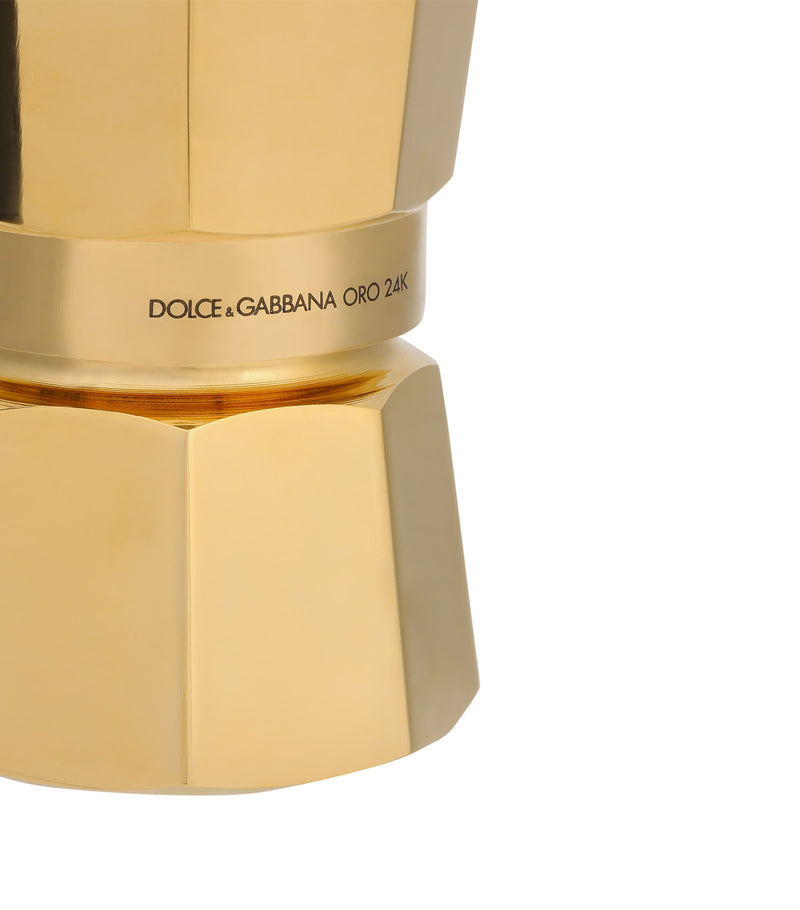 Dolce&Gabbana 24kt Gold Moka Ora 3-Cup Moka Pot - British product