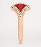 Bvlgari Divas' Dream ring with diamonds and carnelian - British product