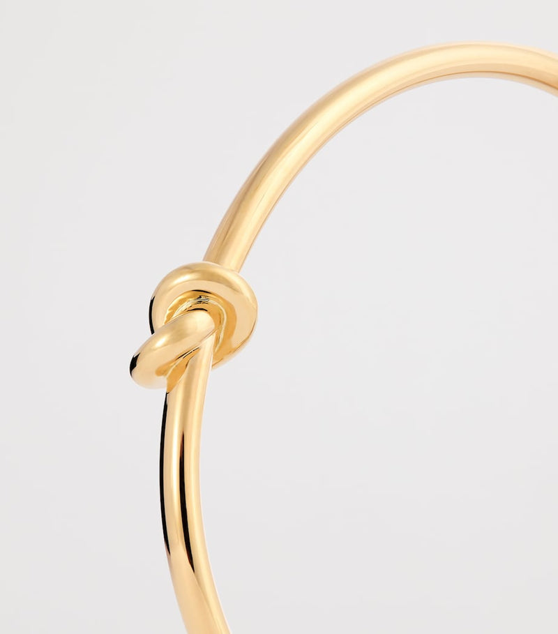 Engelbert yellow gold Legacy Knot bangle (British brand)