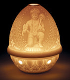 Lladró Hanuman lithopane votive light, UK version