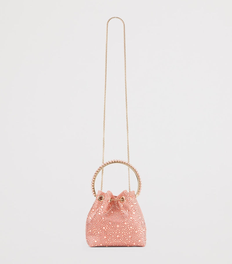 Jimmy Choo Bon Bon embellished top-handle bag, imported from the UK