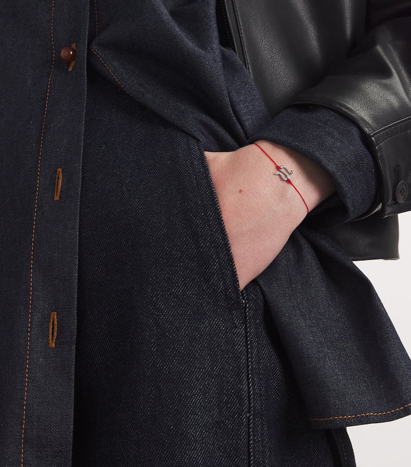 Redline white gold diamond snake bracelet, UK version