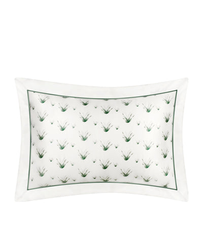 Harrods Gingerlily x Memo Press Silk Lily Of The Valley Oxford Pillowcase 50cm x 90cm- Buy online at McGrocer