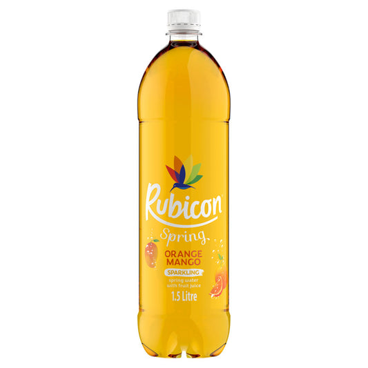 Rubicon Spring Orange Mango Sparkling Spring Water Drink Water ASDA   
