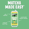 PerfectTed matcha energy drink Pineapple Yuzu 250ml, imported from the UK