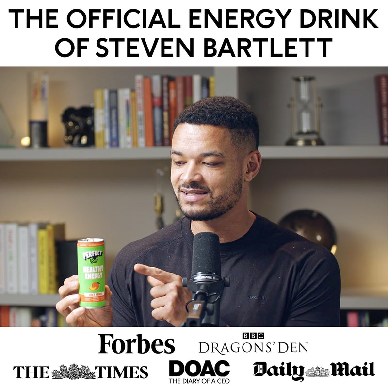 PerfectTed matcha energy drink Pineapple Yuzu 250ml, imported from the UK
