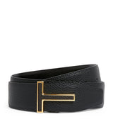 Harrods TOM FORD Leather Reversible T Icon Belt- Buy online at McGrocer