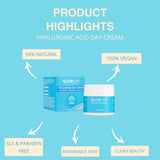 Glowlife hyaluronic acid day cream 50ml, UK version