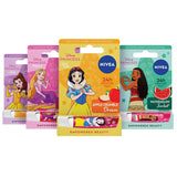 NIVEA Disney Princess Lip Balm Bundle Assorted Flavours 4 x 4.8g