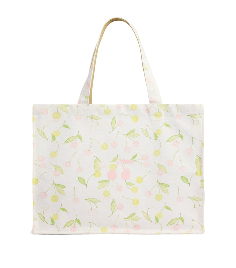 Bonpoint reversible tote bag cherry print, UK version