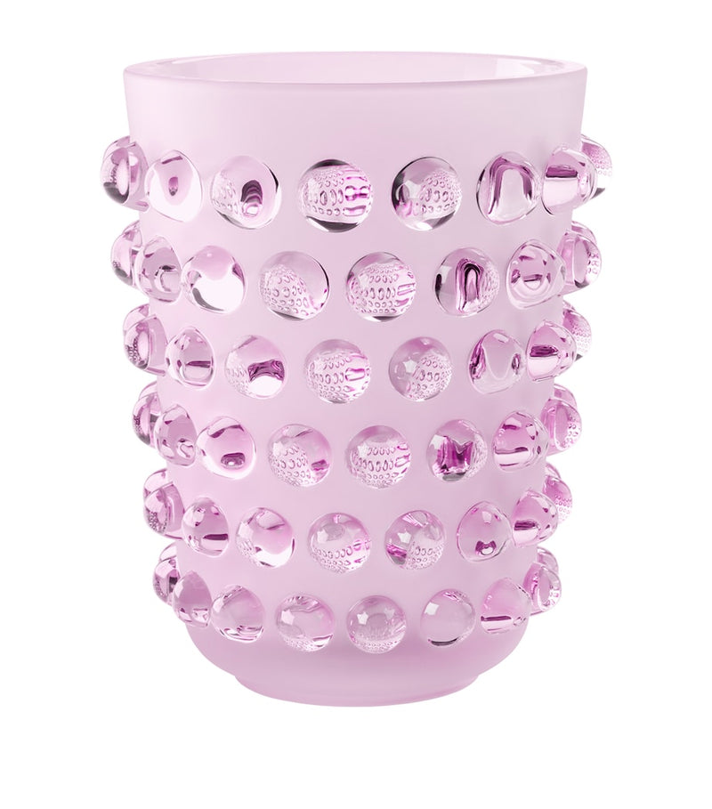 Lalique Rose Nebula Mossi vase 31cm, imported from the UK