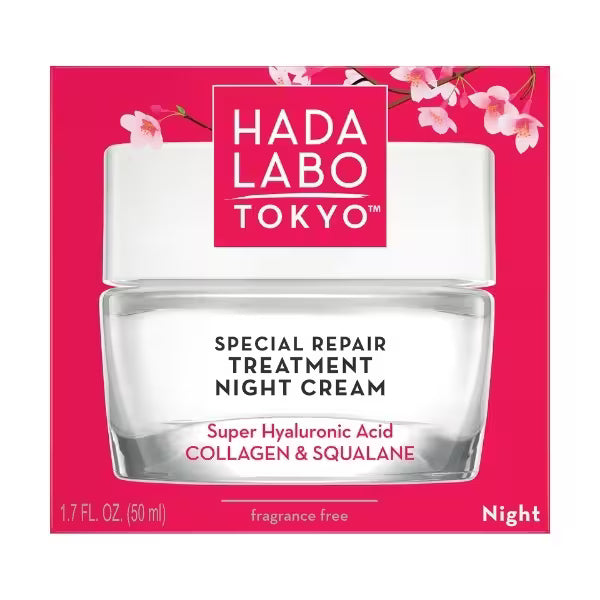 Hada Labo Night Repair Cream 50ml, imported from the UK