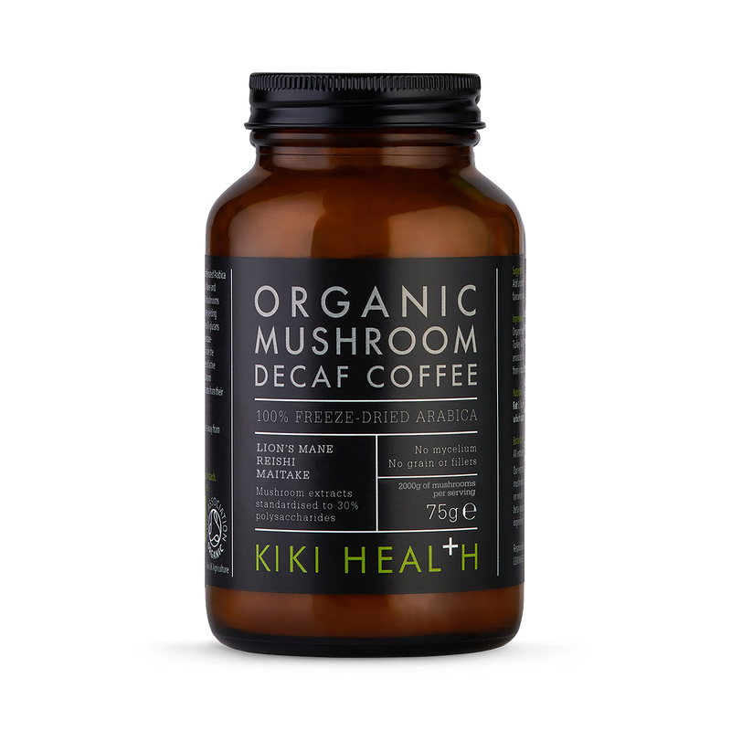 KIKI Health Mushroom Coffee Decaf 75g (British brand)