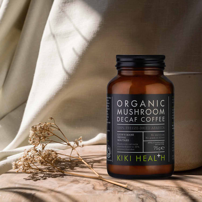 KIKI Health Mushroom Coffee Decaf 75g (British brand)