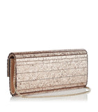 Jimmy Choo gold-toned glitter Sweetie clutch - British product