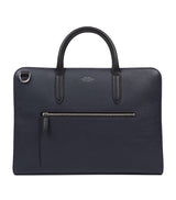 Harrods Smythson Leather Ultra Slim Briefcase- Buy online at McGrocer