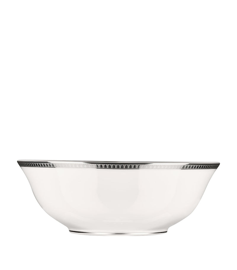 Christofle Malmaison Platinum salad serving bowl 25cm - British product