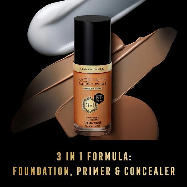Max Factor Facefinity Foundation Soft Toffee, imported from the UK