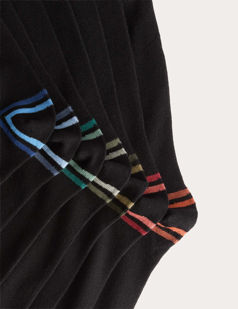 M&S Cool & Fresh striped cotton rich socks 7 pack, UK version