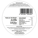 Mathez cocoa dusted truffles 2 x 500g tins, imported from the UK