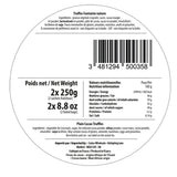 Mathez cocoa dusted truffles 2 x 500g tins, imported from the UK