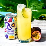 Rio Tropical fruit-flavoured sparkling water 24 x 330ml cans, imported from the UK