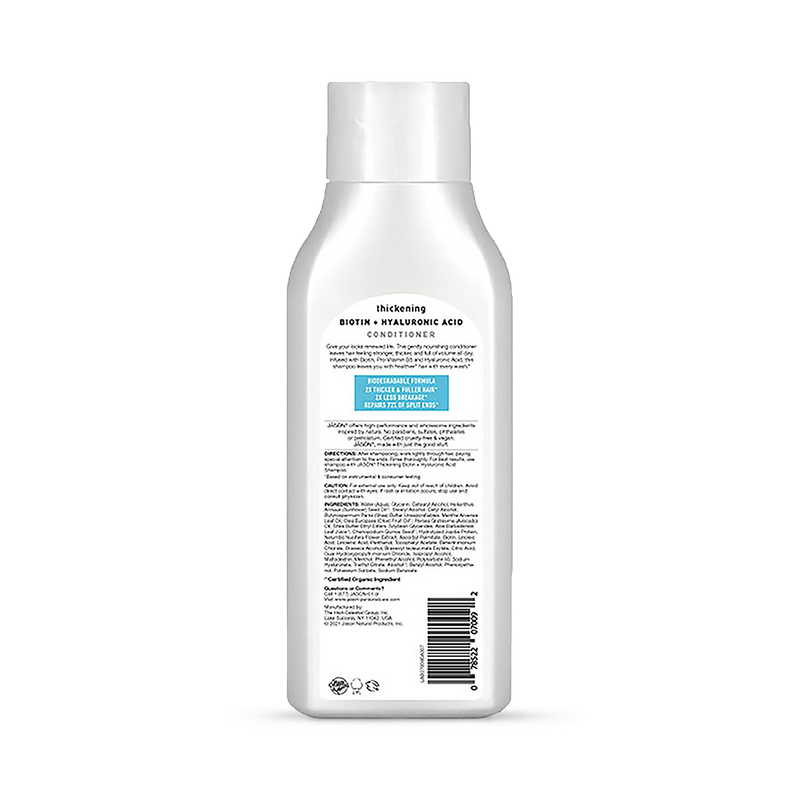 Jason Thickening Biotin Hyaluronic Acid Conditioner 454ml