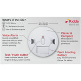 Kidde smoke CO alarm with voice warning, imported from the UK