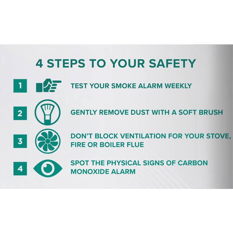 Kidde smoke CO alarm with voice warning, imported from the UK