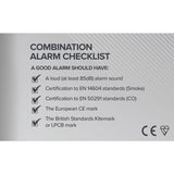 Kidde smoke CO alarm with voice warning, imported from the UK