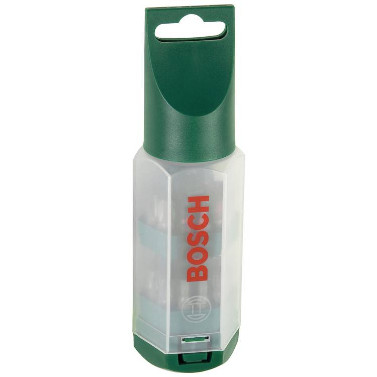 Bosch 25 piece screwdriver bit set with magnetic bit holder (British brand)