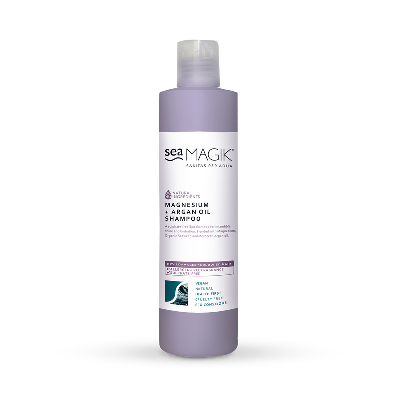 Magnesium and Argan Oil Nourishing Shampoo for Dry and Coloured Hair 300ml