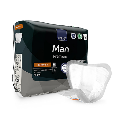 Holland & Barrett Abena Man Formula 2 700ml Absorbency Pack of 15 Incontinence Pads- Buy online at McGrocer