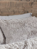 Catherine Lansfield Silver So Soft duvet cover set - British product