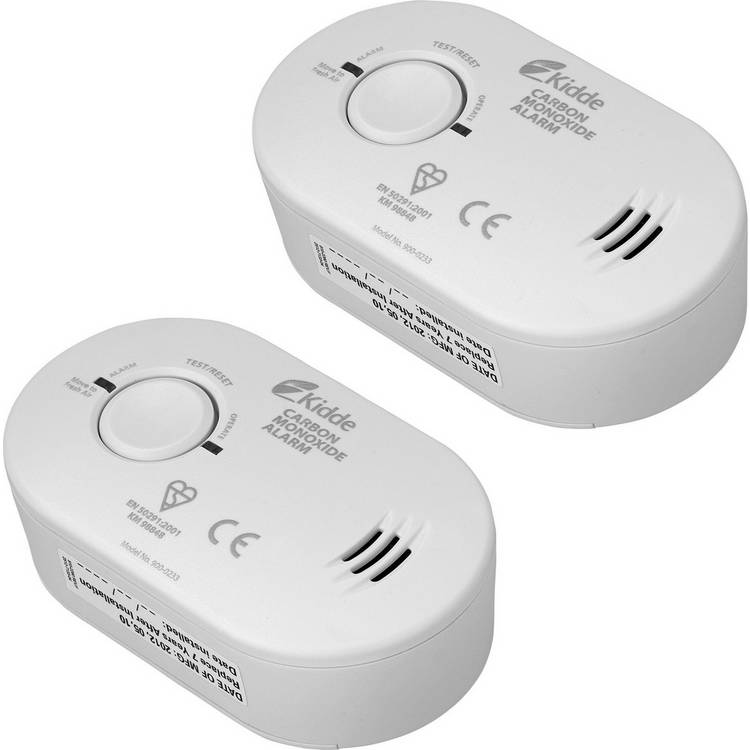 Lifesaver carbon monoxide alarm twin pack - British product