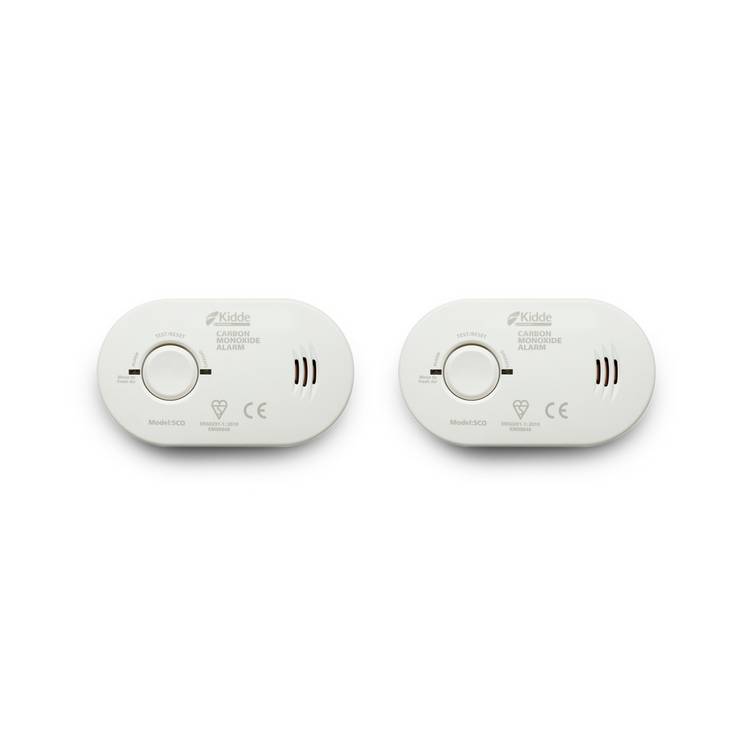 Lifesaver carbon monoxide alarm twin pack - British product