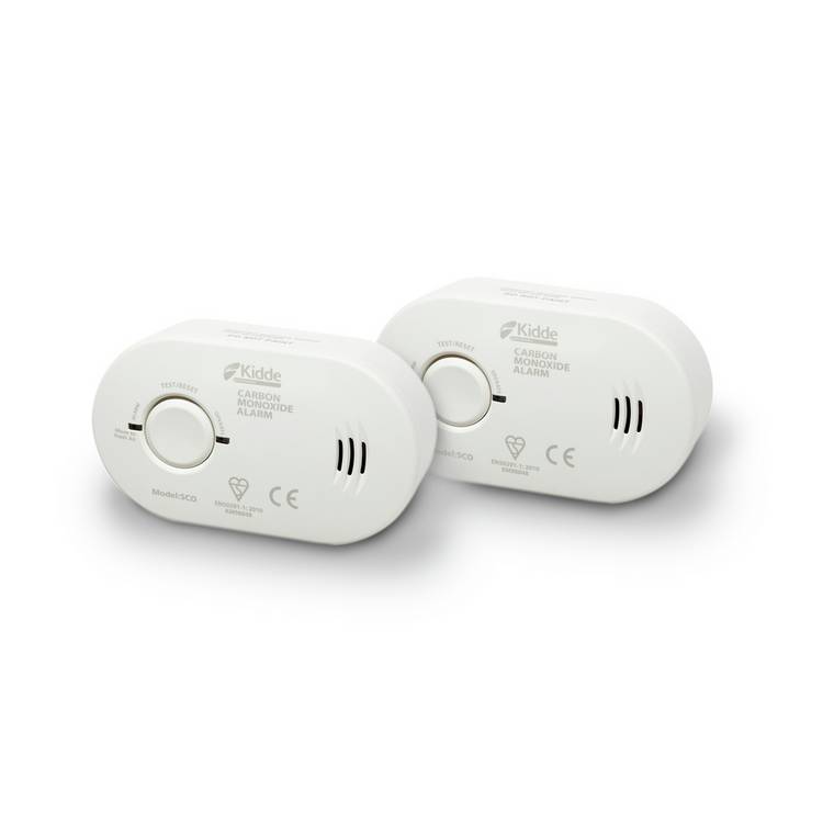 Lifesaver carbon monoxide alarm twin pack - British product