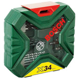 Bosch X-Line Classic 34 piece drill bit set - British product