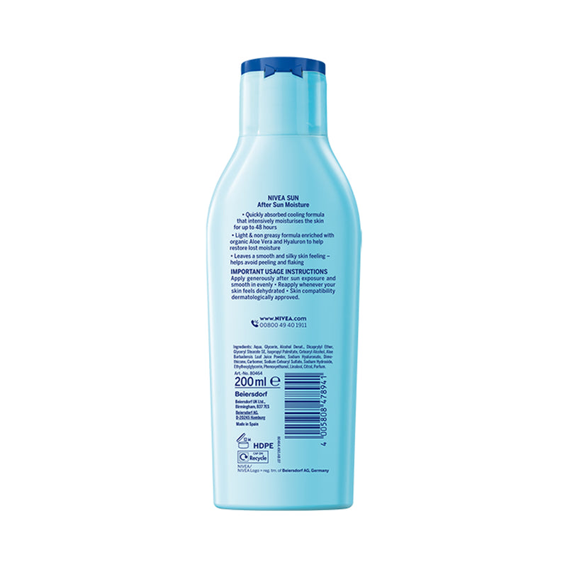 Cooling After Sun Lotion with Aloe Vera and Hyaluron 200ml