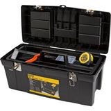 Stanley 24 inch tool box with removable tray, imported from the UK