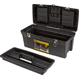 Stanley 24 inch tool box with removable tray, imported from the UK