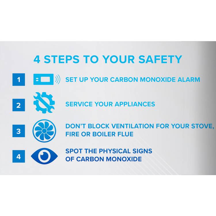 Kidde Carbon Monoxide Alarm 10 Year Sealed Battery (British brand)