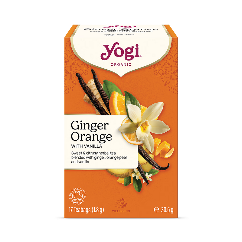 Ginger Orange and Vanilla Ayurvedic Herbal Tea 17 Tea Bags