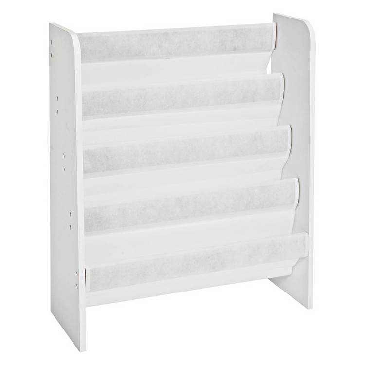 Argos Home Kids Book Tidy in white, 74cm high - British product