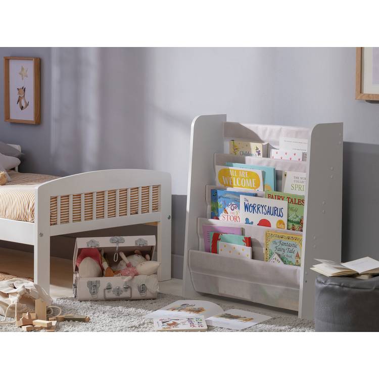 Argos Home Kids Book Tidy in white, 74cm high - British product