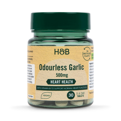 Holland & Barrett Holland Barrett Enteric Coated Odourless Garlic 500mg 30 Tablets- Buy online at McGrocer