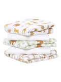 Aden + Anais Animal Essentials muslin squares 5 pack (British brand)