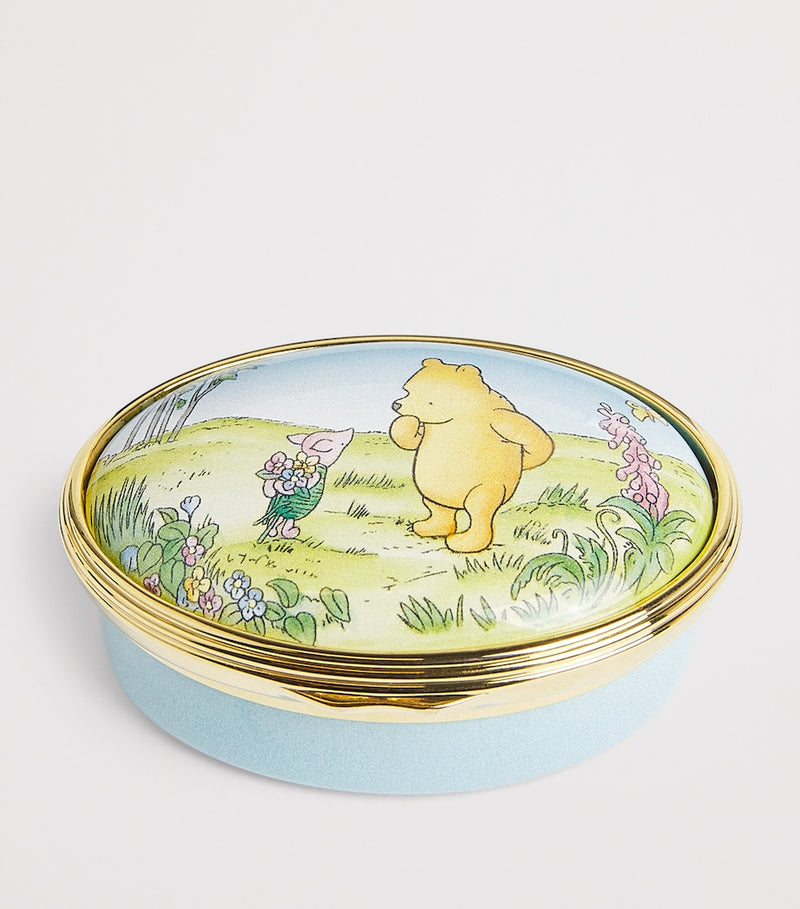 Halcyon Days enamel Winnie the Pooh box small, UK version